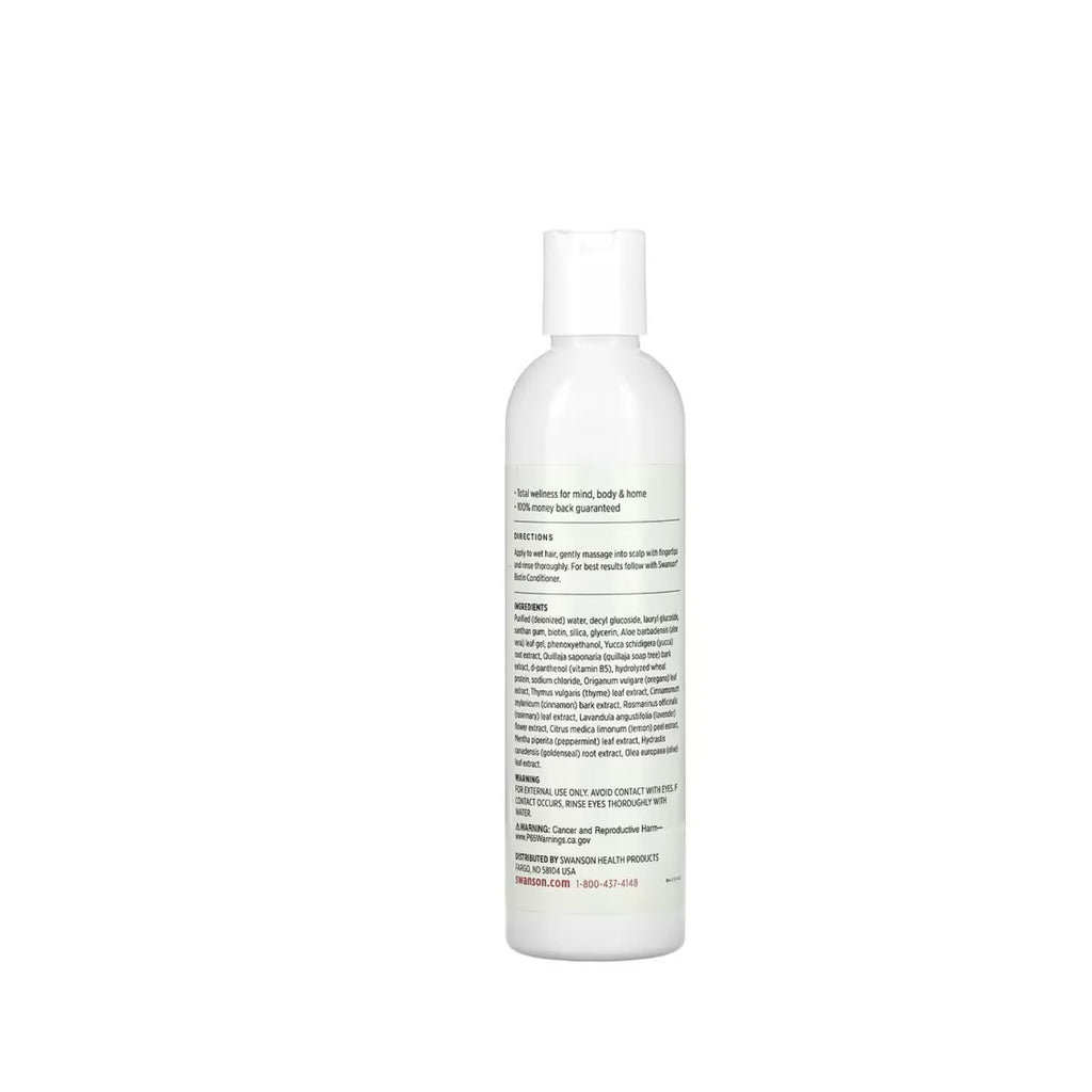 Swanson Biotin with Silica Shampoo 8 fl oz Liq SFN