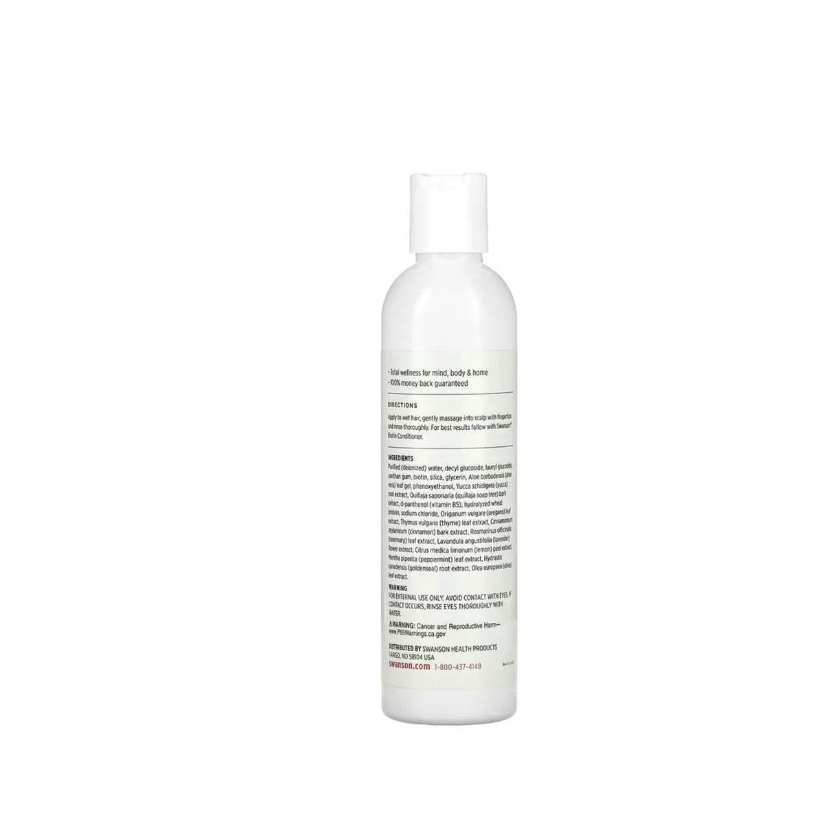 Swanson Biotin with Silica Shampoo 8 fl oz Liq SFN