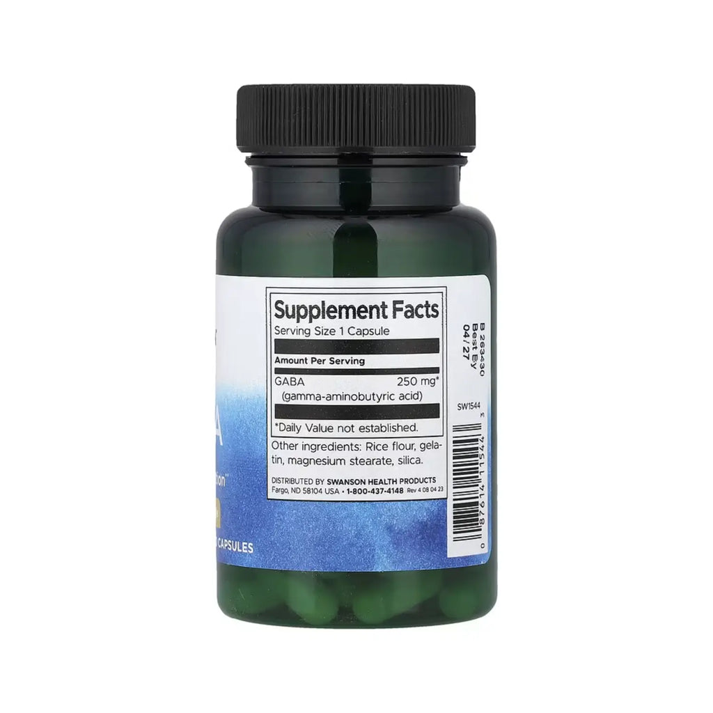 SWANSON GABA 250 MG 60 CAPS SFN