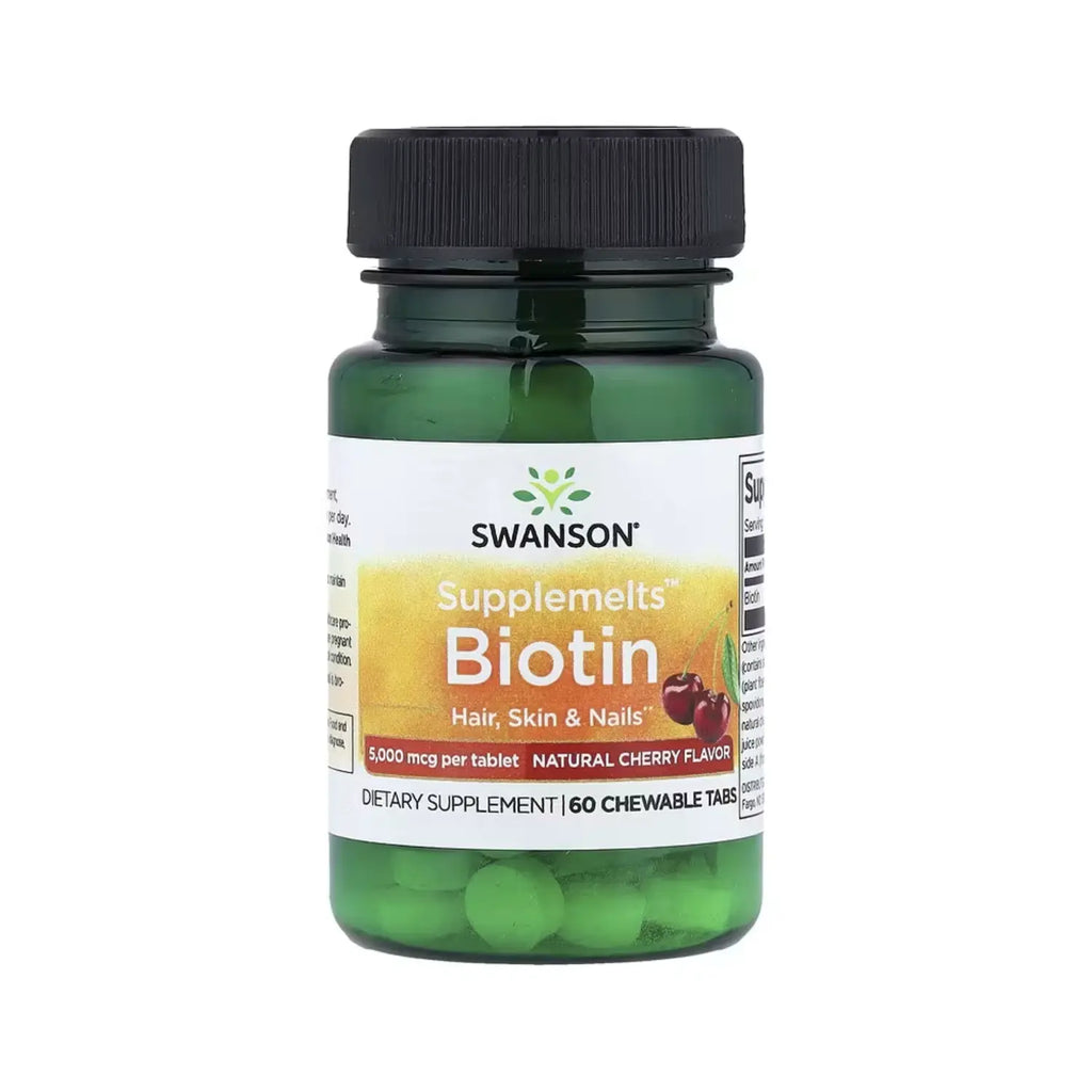 SWANSON SUPPLEMELTS BIOTINA 5000 MCG 60MASTICABLES SFN