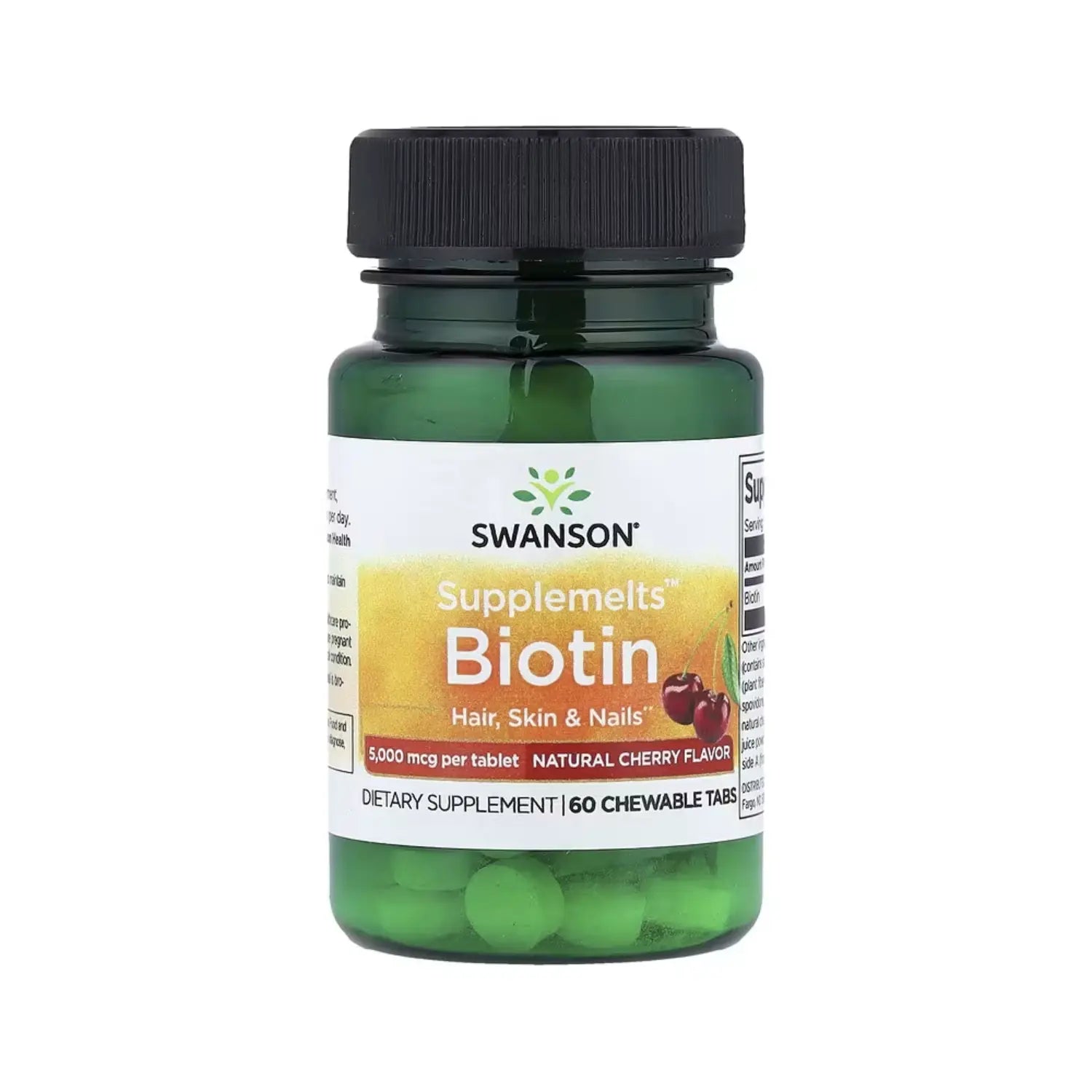 SWANSON SUPPLEMELTS BIOTINA 5000 MCG 60MASTICABLES SFN