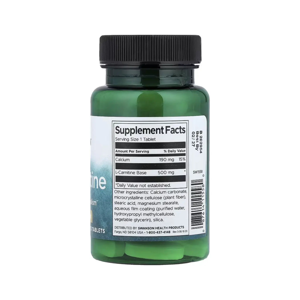 SWANSON L-CARNITINA 500 MG 30 TABS SFN