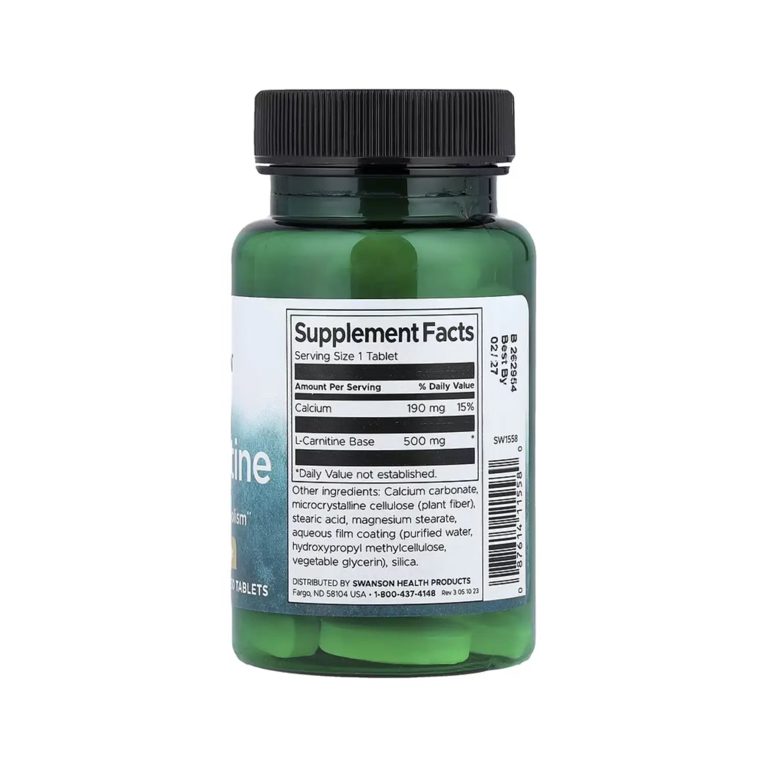 SWANSON L-CARNITINA 500 MG 30 TABS SFN