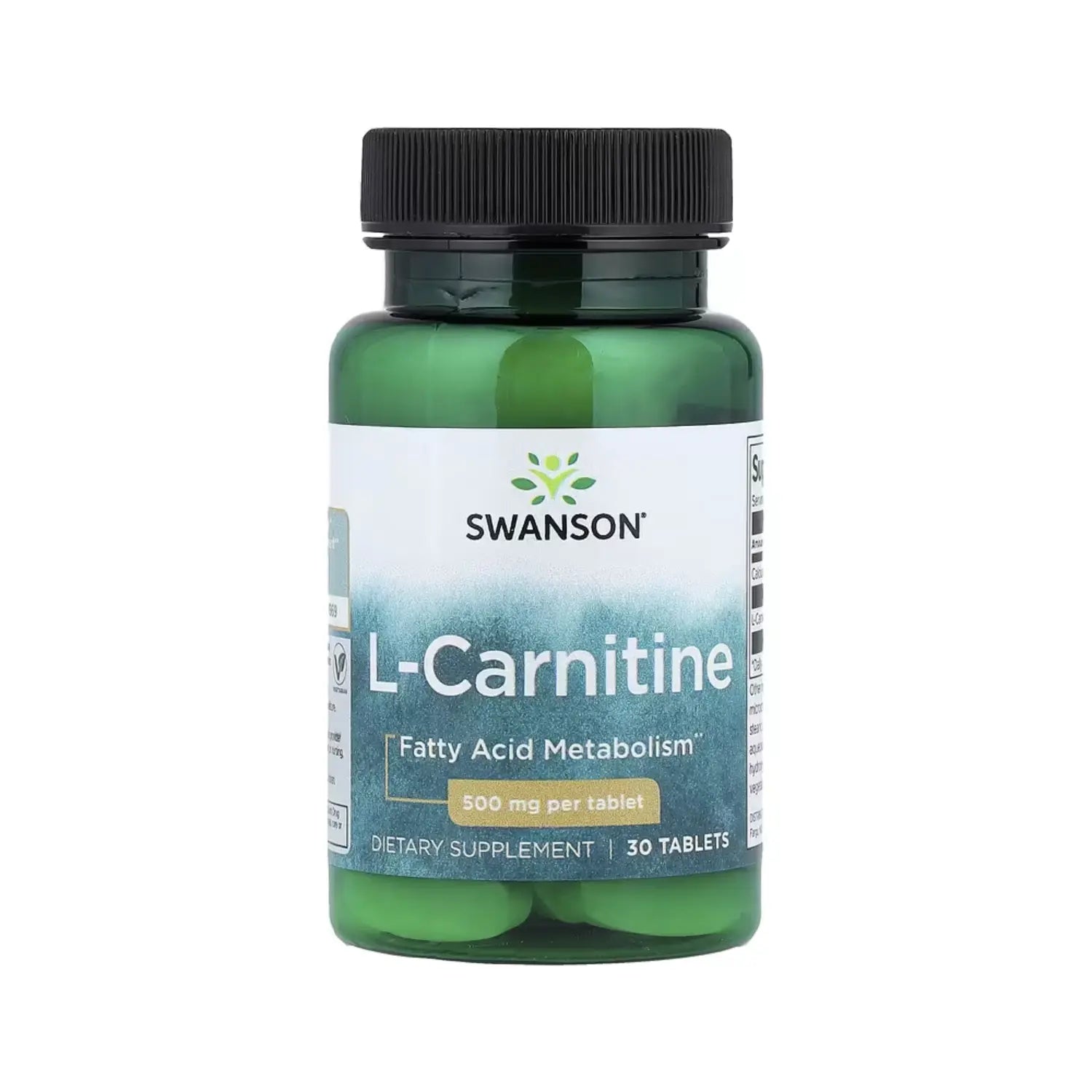SWANSON L-CARNITINA 500 MG 30 TABS SFN