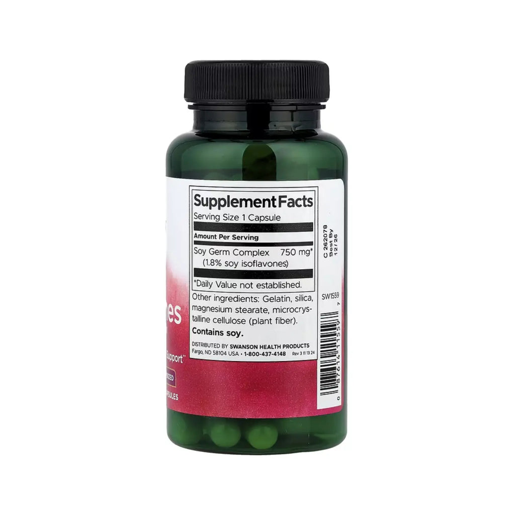 SWANSON ISOFLAVONAS DE SOYA 750MG 60CAPS SFN