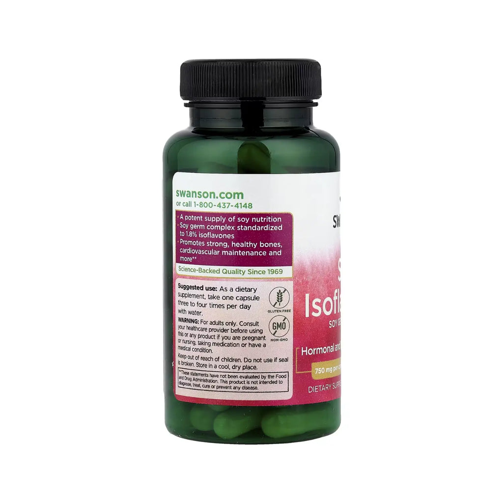 SWANSON ISOFLAVONAS DE SOYA 750MG 60CAPS SFN