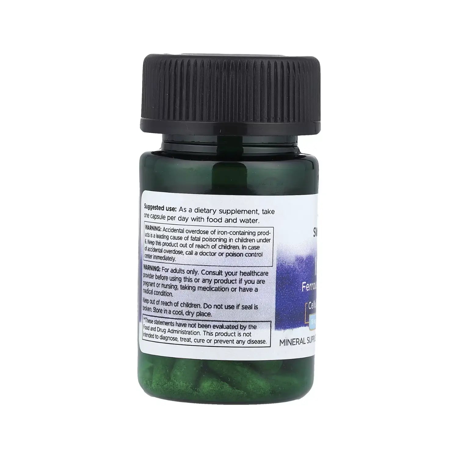 SWANSON FUMARATO FERROSO DE HIERRO 18 MG 60 CAPS SFN
