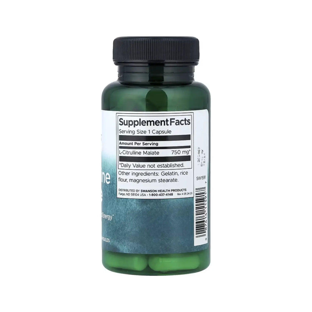 SWANSON MALATO DE L-CITRULINA 750 MG 60 CÁPSULAS SFN