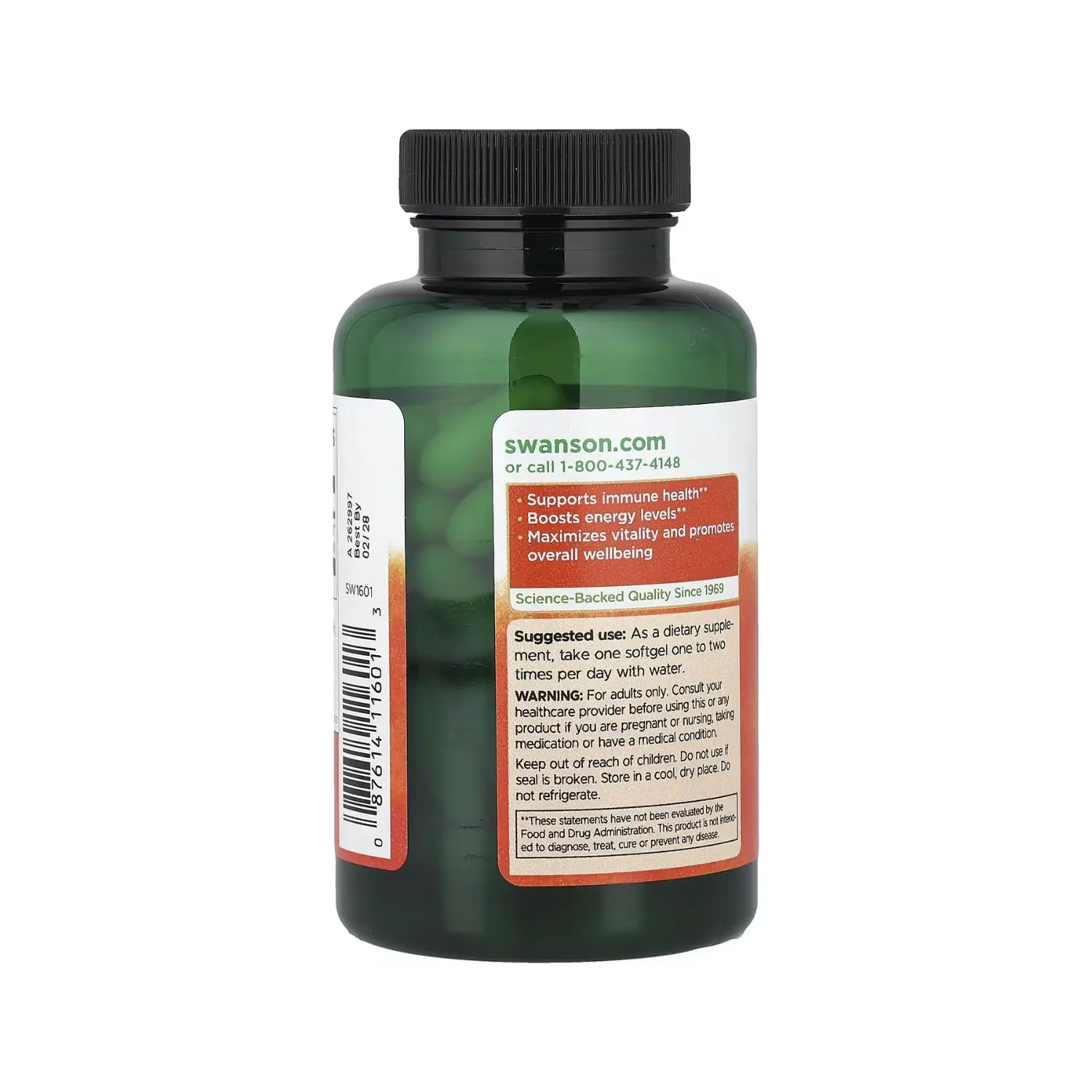 SWANSON JALEA REAL CONCENTRACIÓN MÁXIMA 100 CAPS BLANDAS SFN