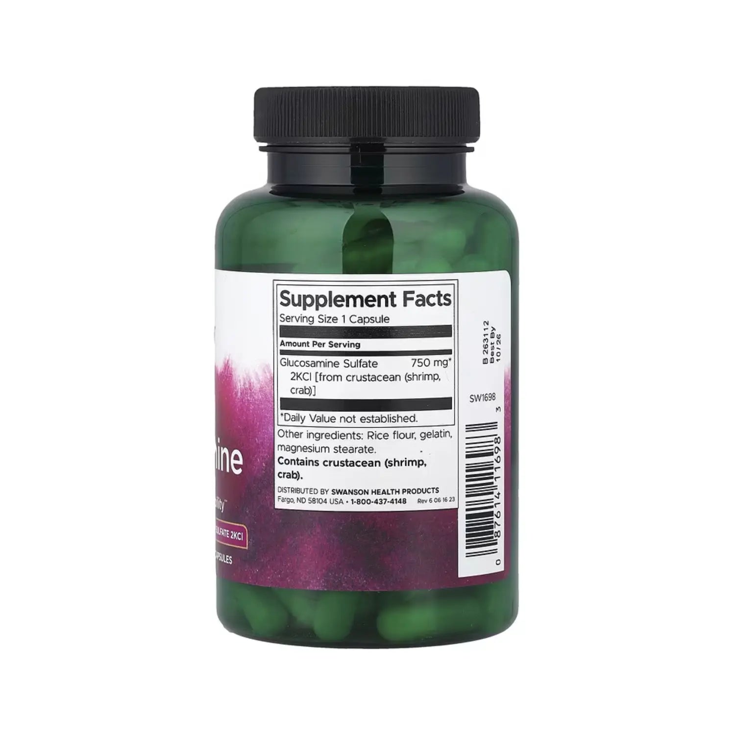 Swanson Mega Glucosamine 750 mg 120 Caps SFN