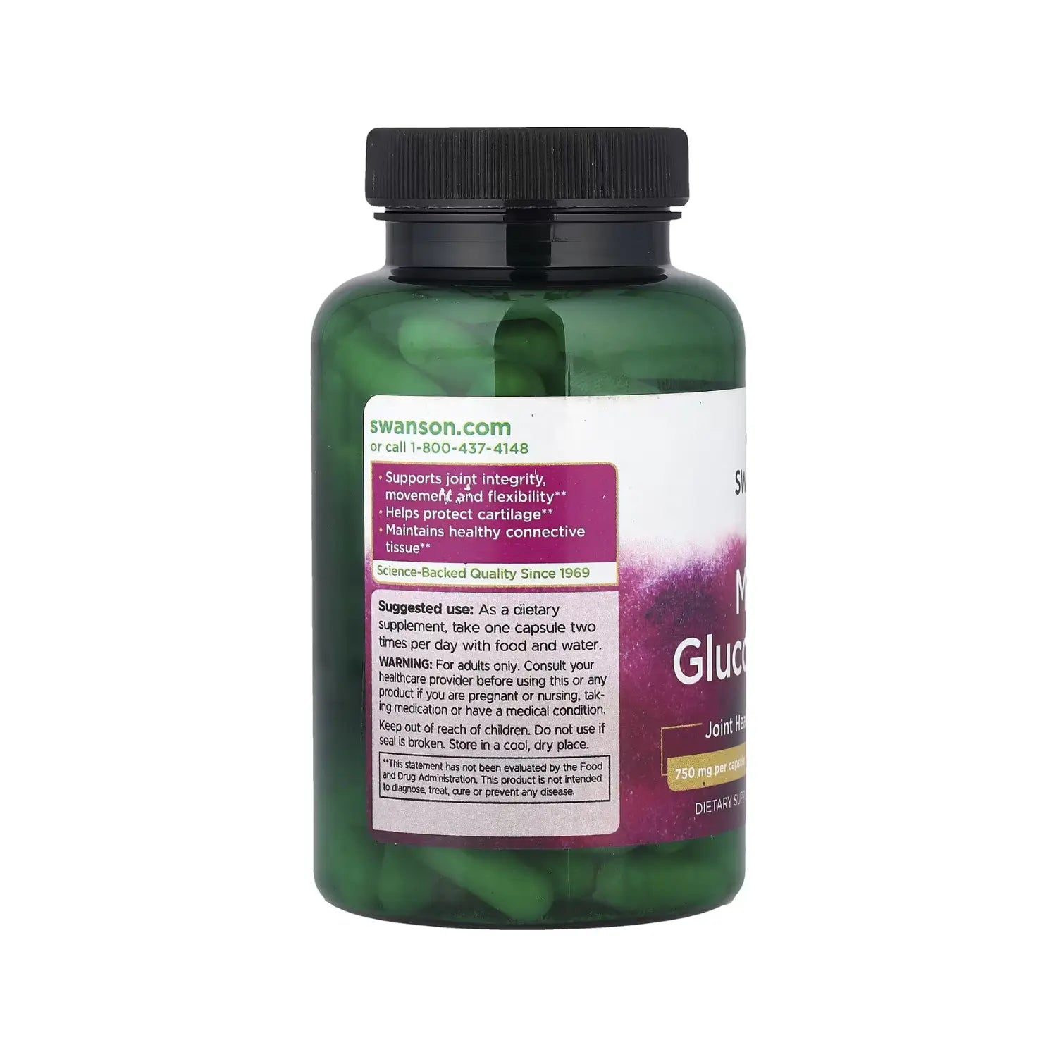 Swanson Mega Glucosamine 750 mg 120 Caps SFN