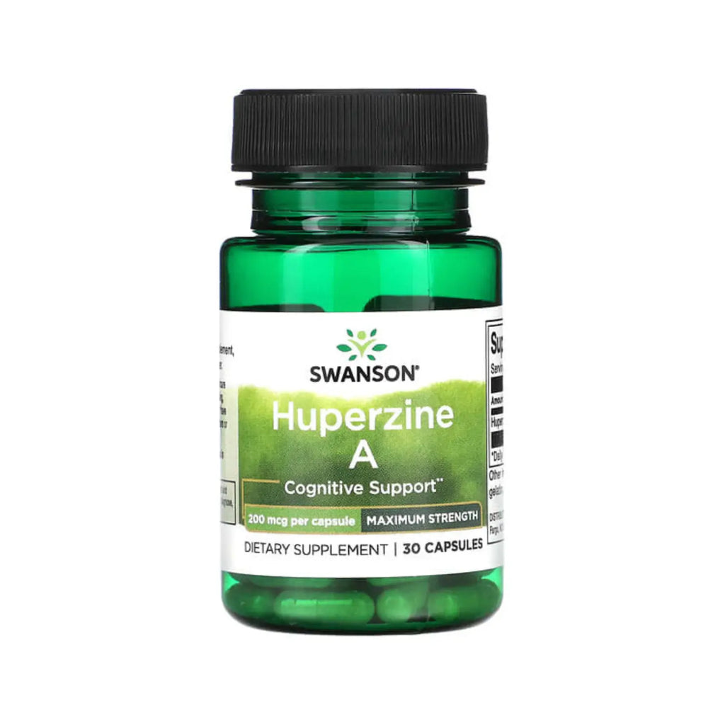Swanson Huperzine A - Maximum Strength 200 mcg 30 Caps SFN
