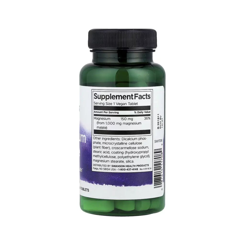 Swanson Magnesium Malate 1,000 mg 60 Tabs sfn