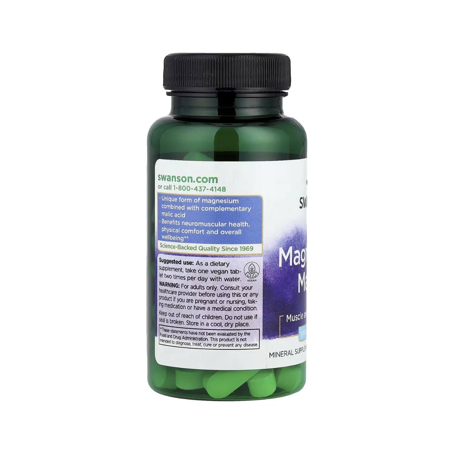 Swanson Magnesium Malate 1,000 mg 60 Tabs sfn