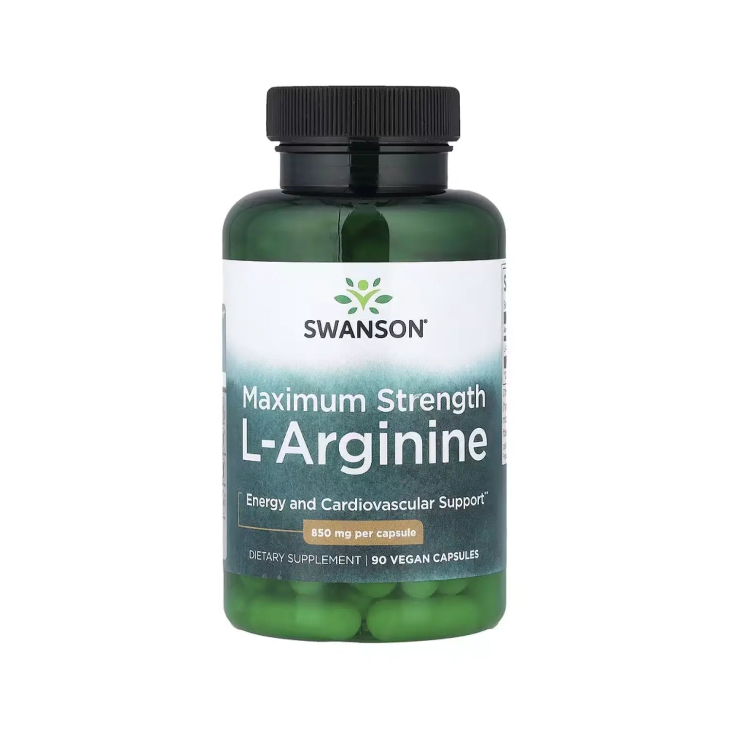 Swanson L-arginin Concentracion maxima 850 mg 90 caps sfn