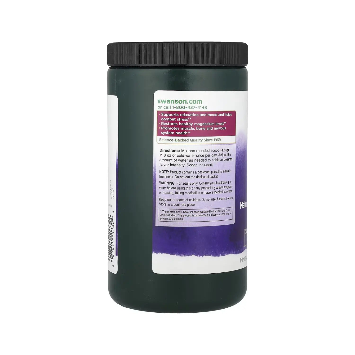 SWANSON MELLOW MAG - MAGNESIO 330MG 19OZ SFN