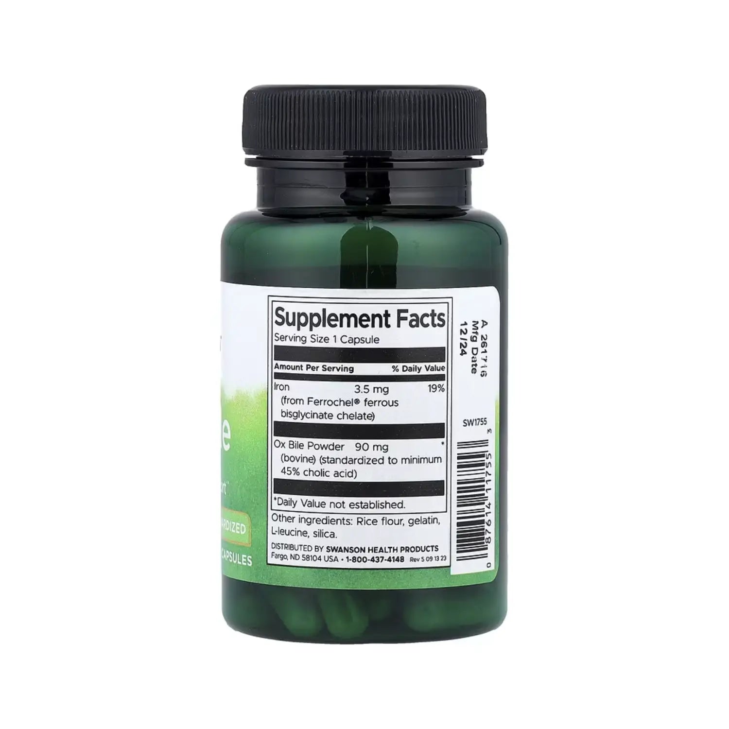 Swanson Ox Bile 90 Mg Salud Digestiva 60 Caps Sfn