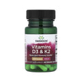 SWANSON VITAMINAS D3 Y K2 60 CAPS VEGETALES 75MCG SFN