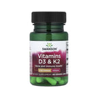 SWANSON VITAMINAS D3 Y K2 60 CAPS VEGETALES 75MCG SFN