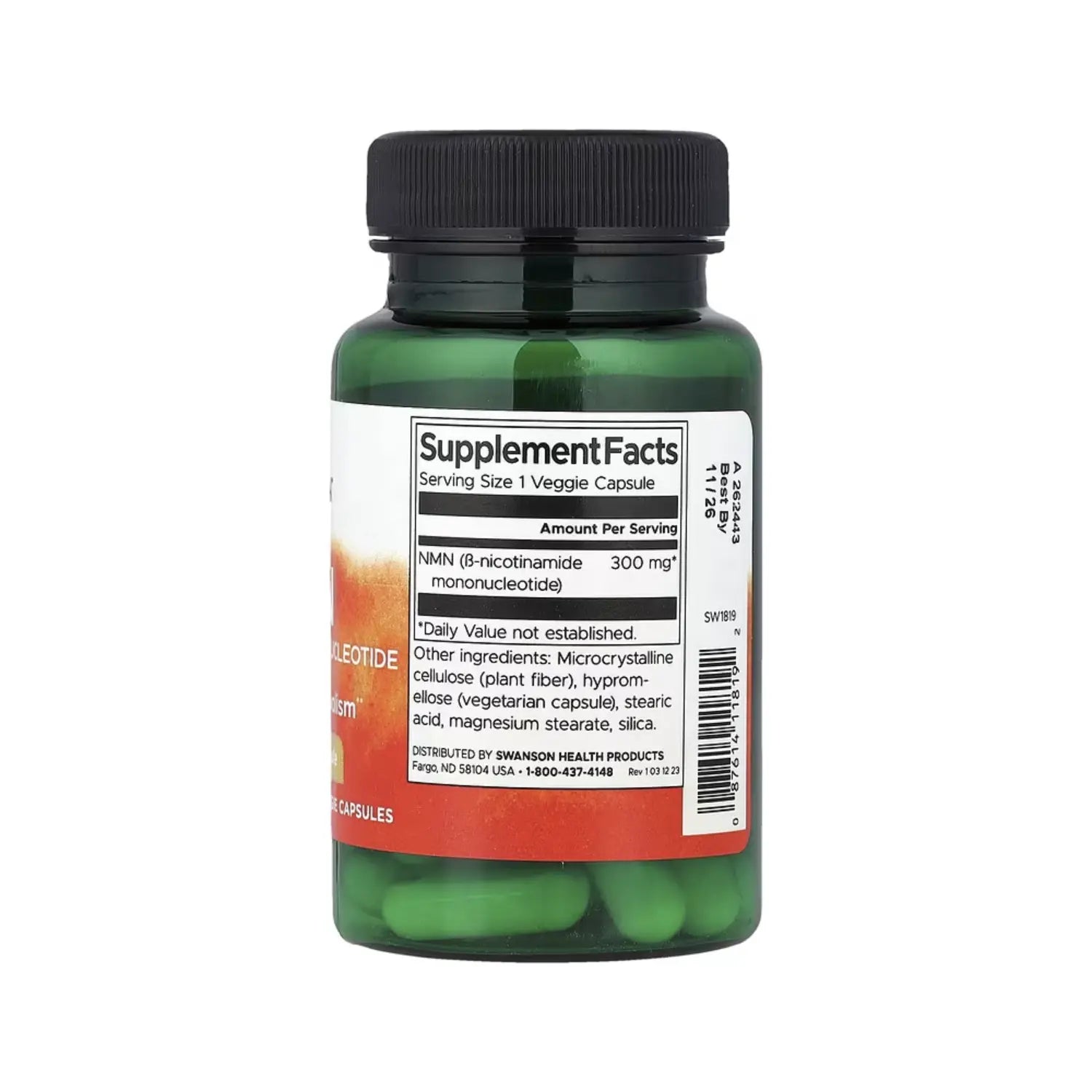 SWANSON NMN MONONUCLEOTIDO DE NICOTINAMIDA 300MG 30CAPS SFN