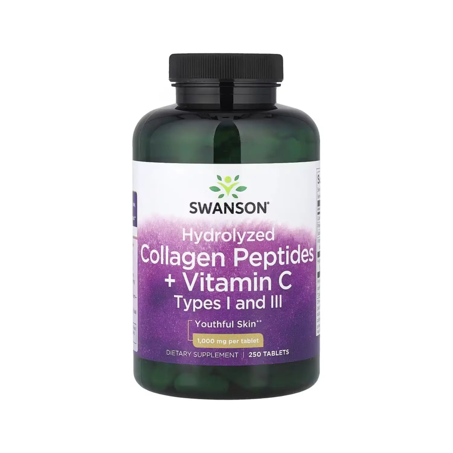 SWANSON PÉPTIDOS COLÁGENO HIDROLIZADO + VIT. C 1000MG 250TABS SFN