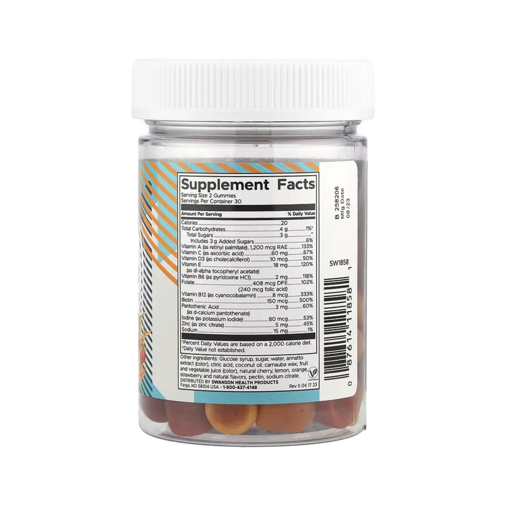 SWANSON MULTIVITAMINAS PARA ADULTO- NARANJA FRESA DURAZNO SFN