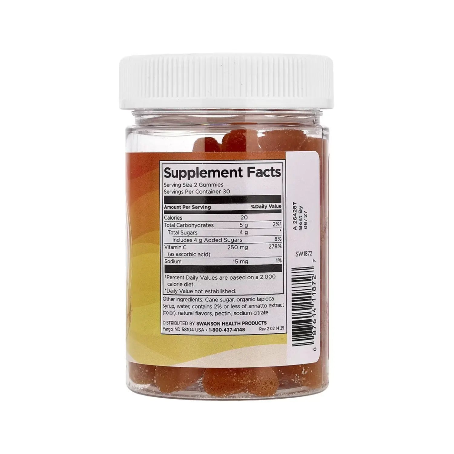 SWANSON VITAMINA C APOYO INMUNOLOGICO 60 GOMITAS SFN