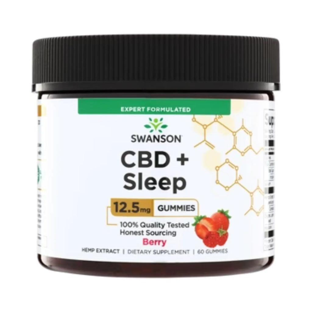 Swanson Cbd Gummy - Red Raspberry 12.5 mg 60 Gummies