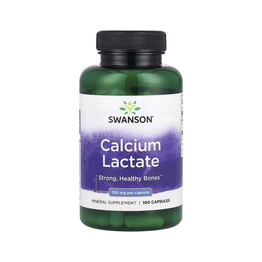 SWANSON LACTATO DE CALCIO 100 MG 100 CAPSULAS SFN