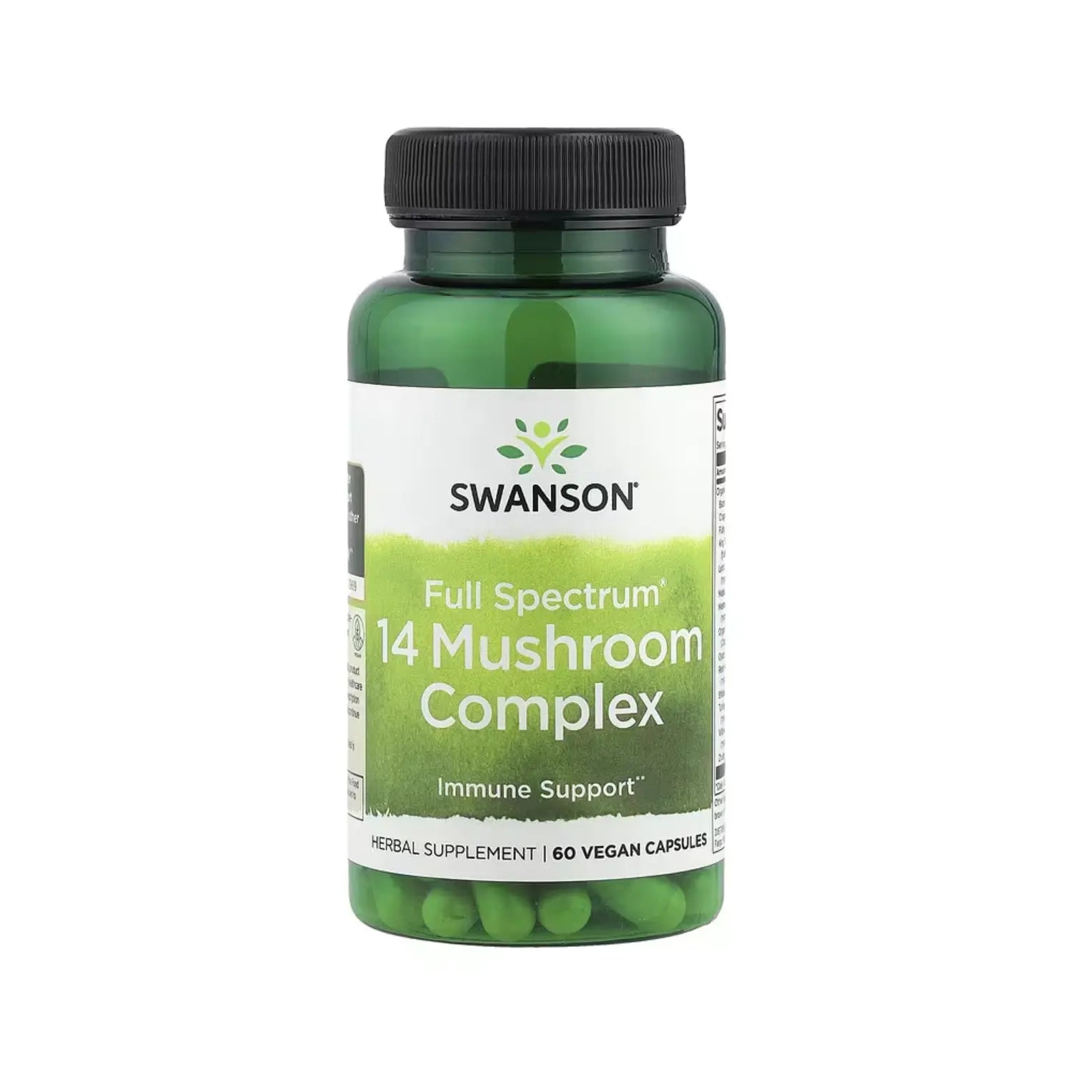 Swanson Full Spectrum 14 Complejo de hongos 60 cápsulas vegetales