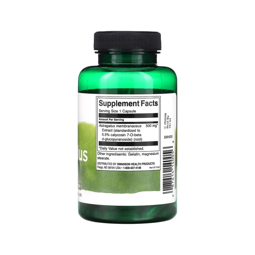 Swanson Astragalus (Standardized) 500 mg 120 Caps SFN