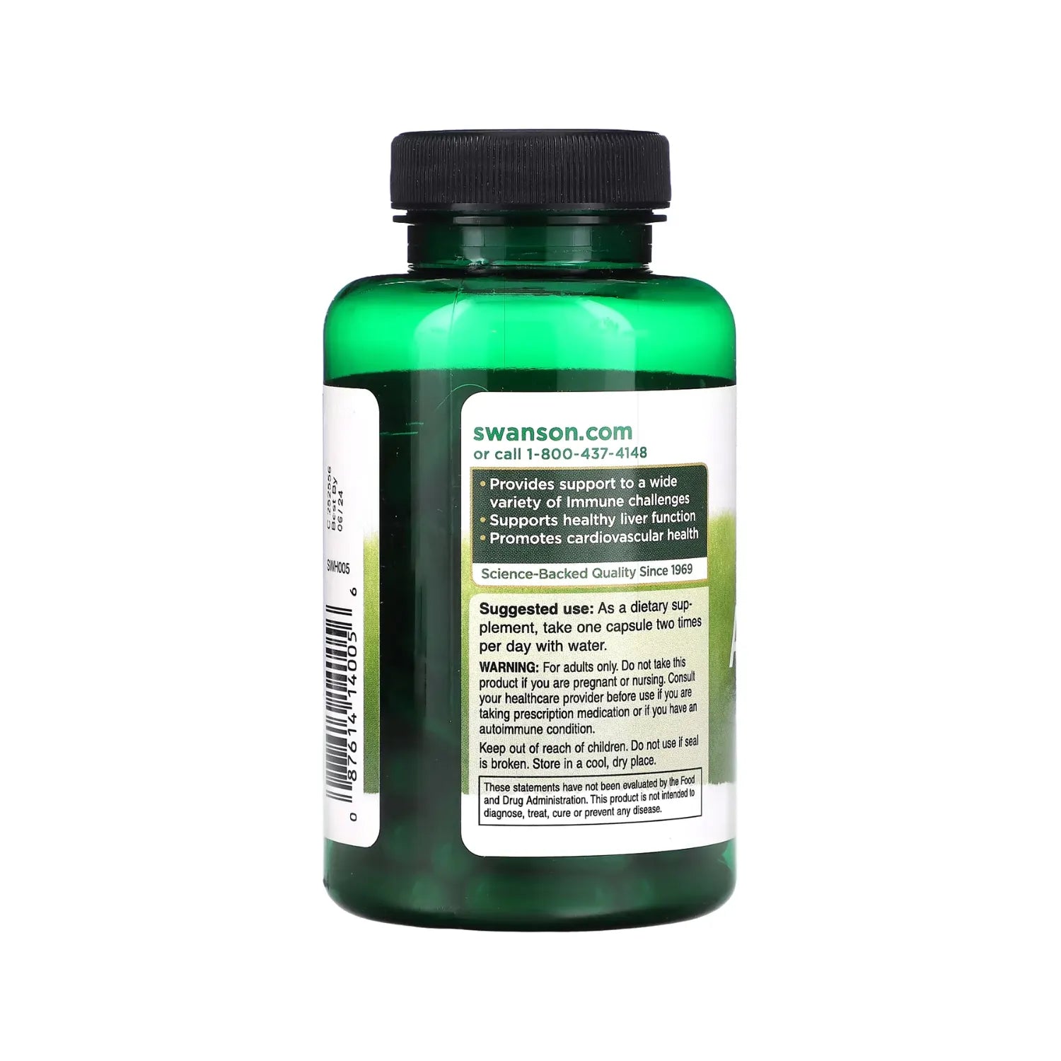 Swanson Astragalus (Standardized) 500 mg 120 Caps SFN