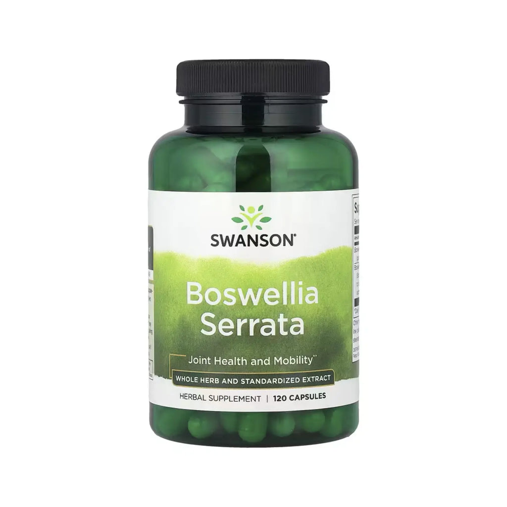 Swanson Boswellia Serrata - Whole Herb & Standardized Extract 120 Caps