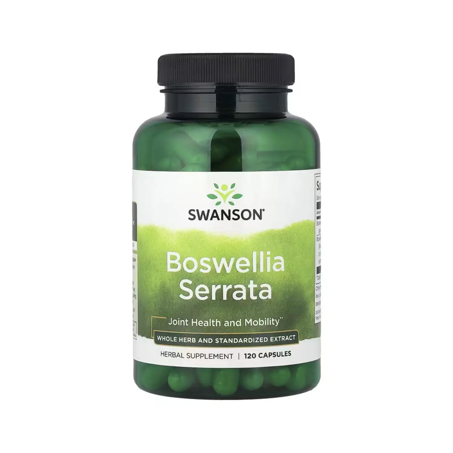 Swanson Boswellia Serrata - Whole Herb & Standardized Extract 120 Caps