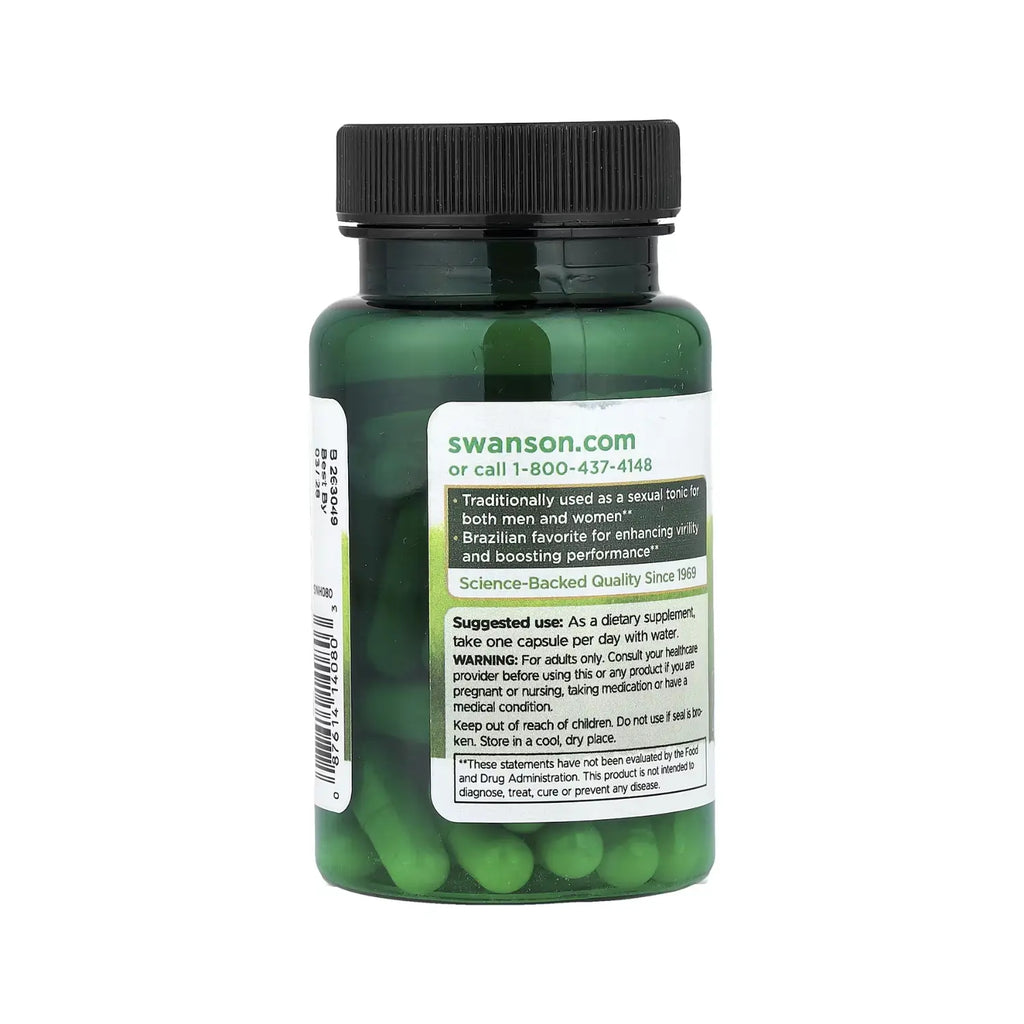 Swanson Muira Puama - 10:1 Root Extract 250 mg 60 Caps SFN