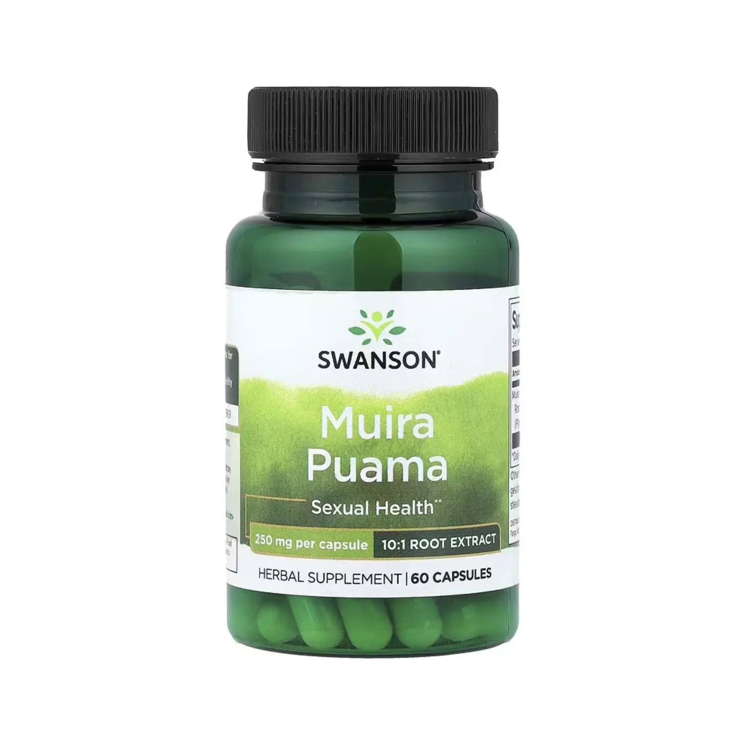 Swanson Muira Puama - 10:1 Root Extract 250 mg 60 Caps SFN