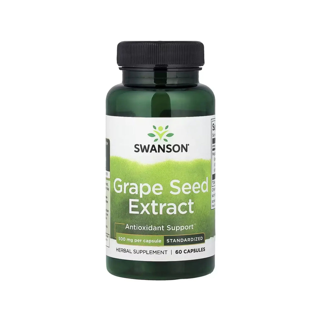 SWANSON EXTRACTO DE SEMILLA DE UVA 500 MG 60 CAPS SFN