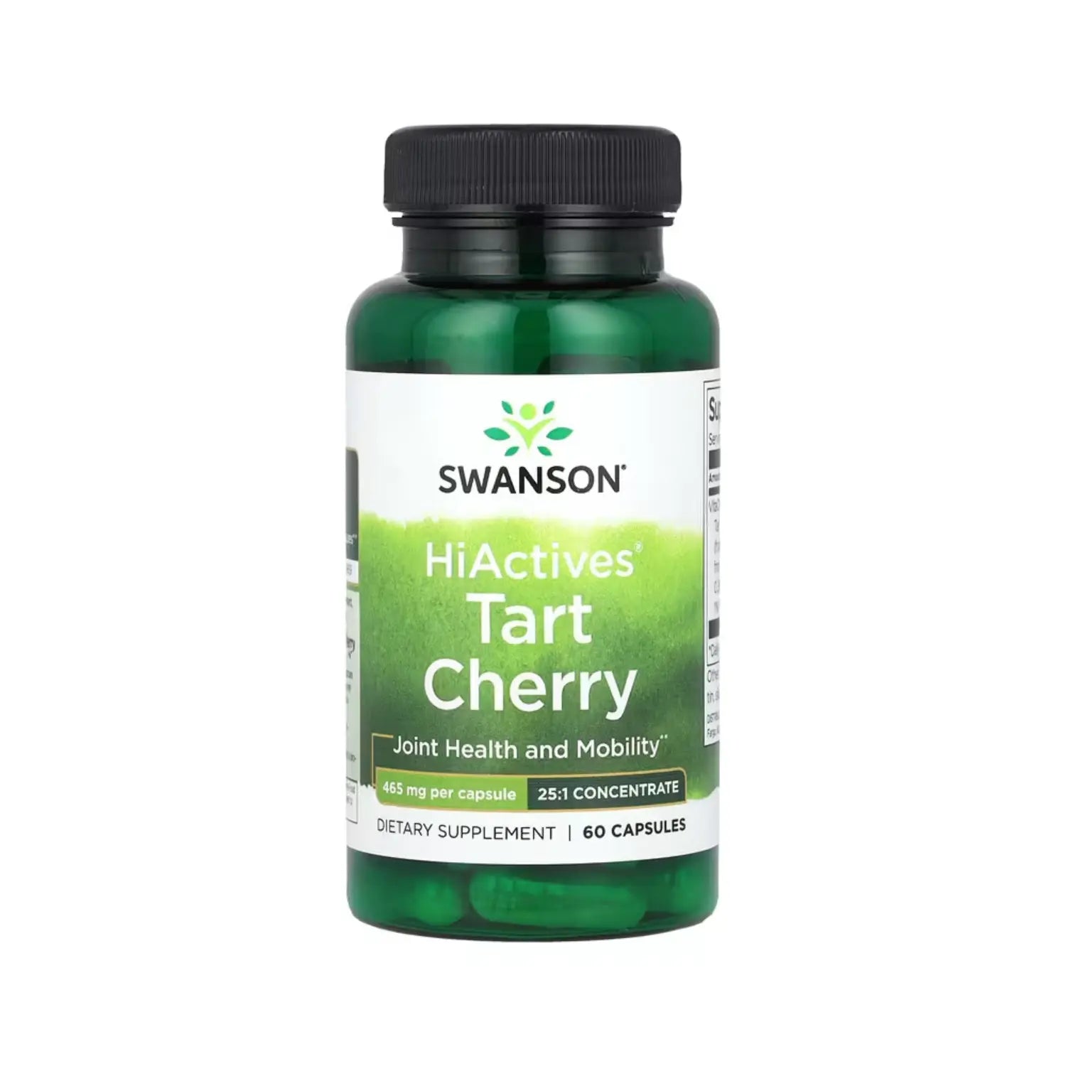 SWANSON HERB HIACTIVES TART CHERRY 465 MG 60 Capsulas sfn