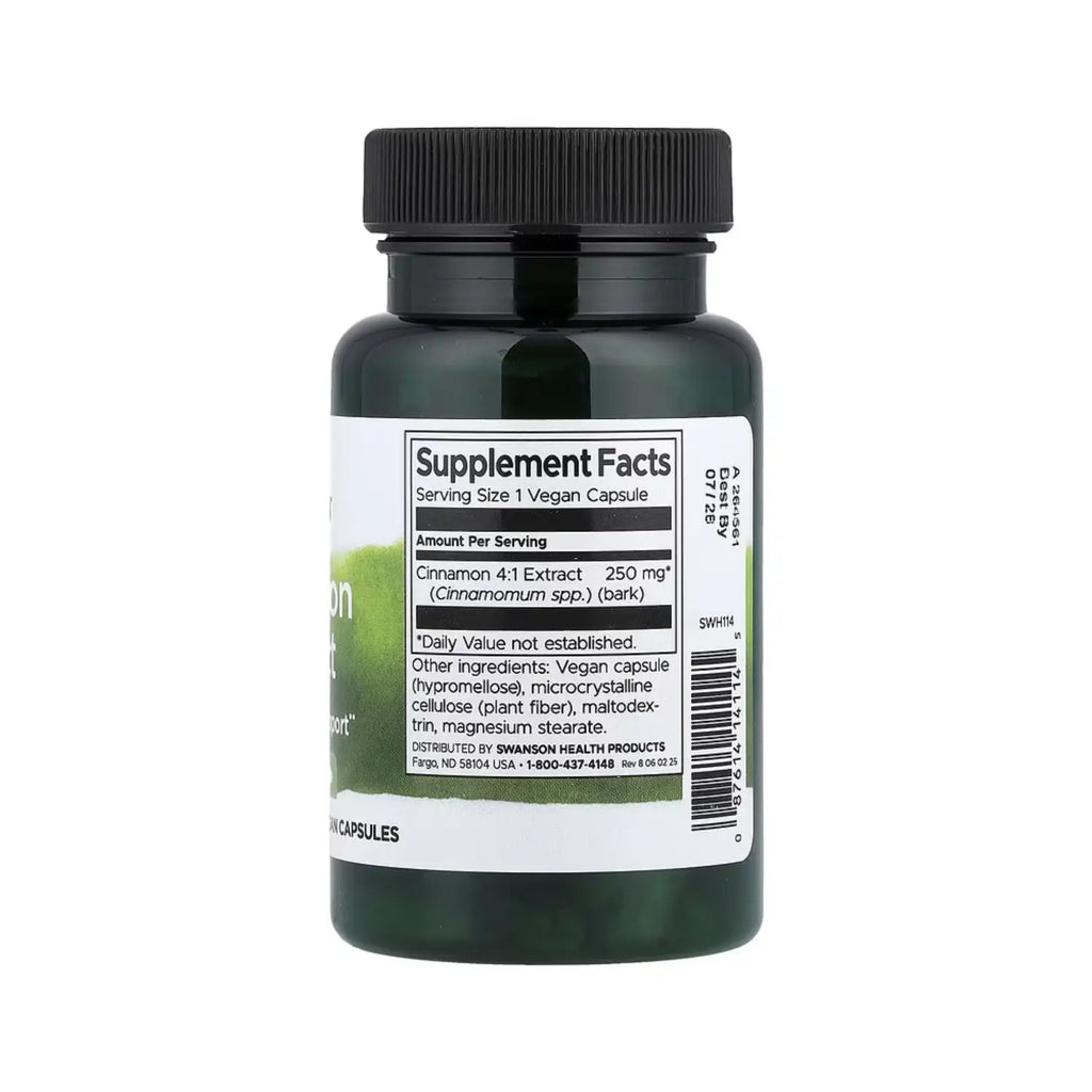 SWANSON CINNAMON EXTRACT 250 MG 90 CAPS