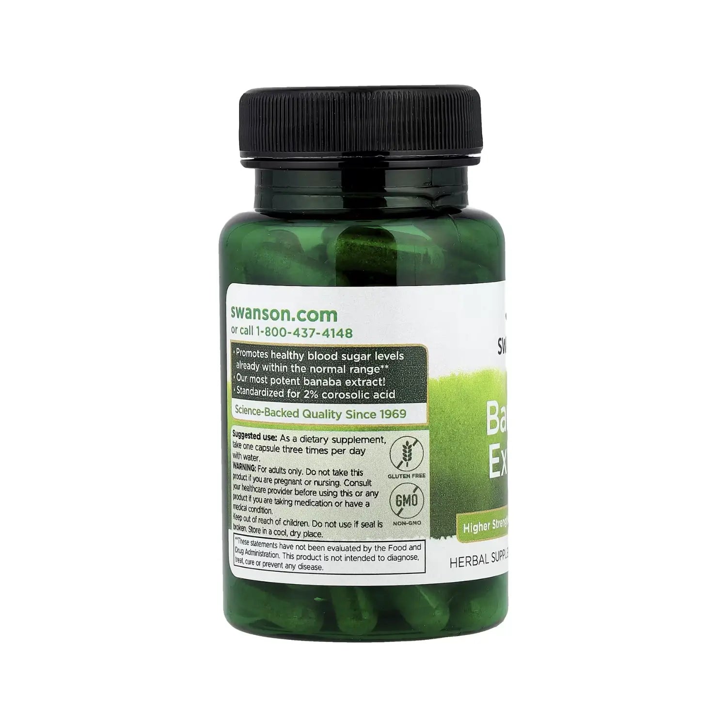 Swanson Banaba Extract - High Potency Standardized 60 mg 90 Caps