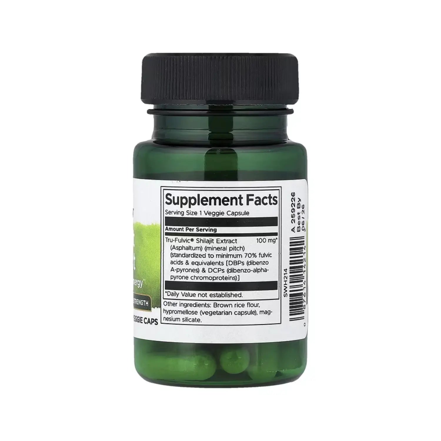 Swanson Shilajit Extract - Extra Strength 100 mg 30 Veg Caps sfn
