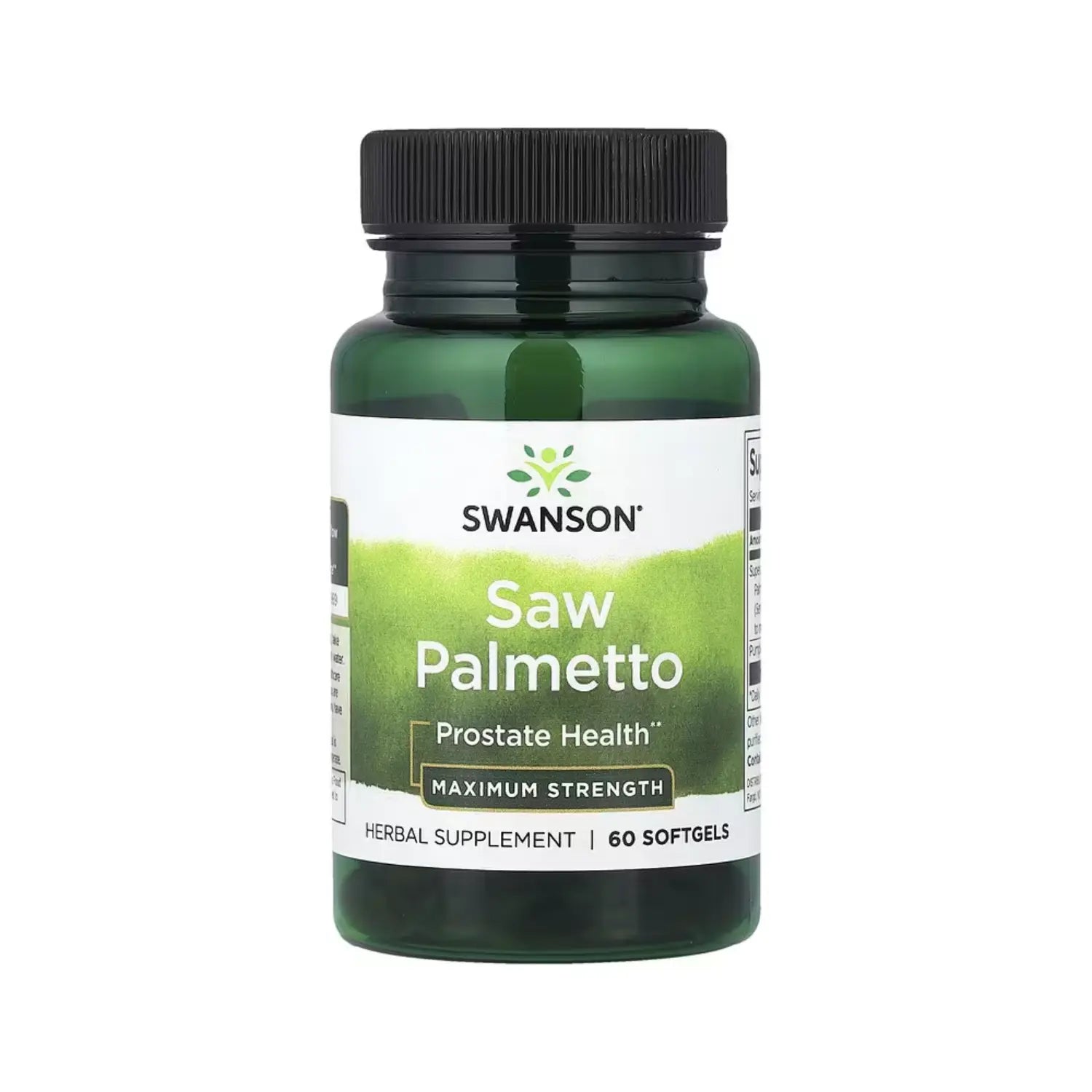 Swanson Saw Palmetto - Maximum Strength 320 mg 60 Sgels SFN