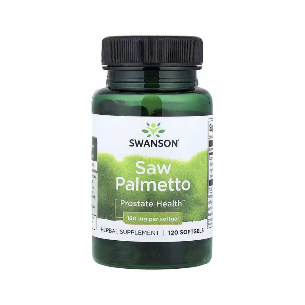 Swanson, Palma Enana Americana, 160 Mg, 120 Cápsulas Blandas