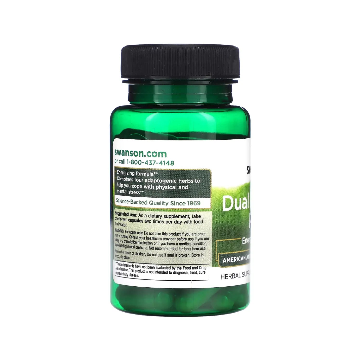 Swanson Dual Ginseng Plus 60 Caps SFN