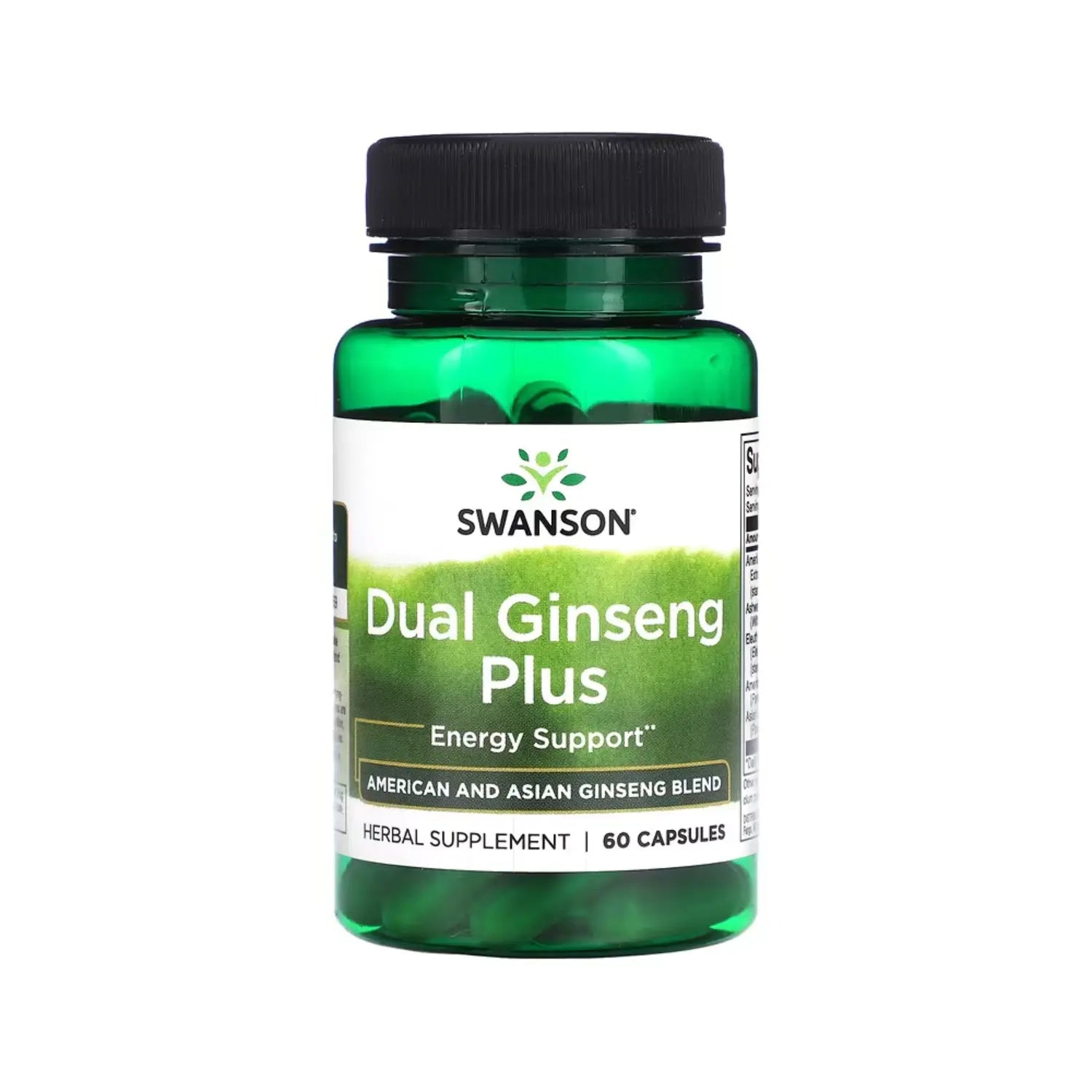 Swanson Dual Ginseng Plus 60 Caps SFN