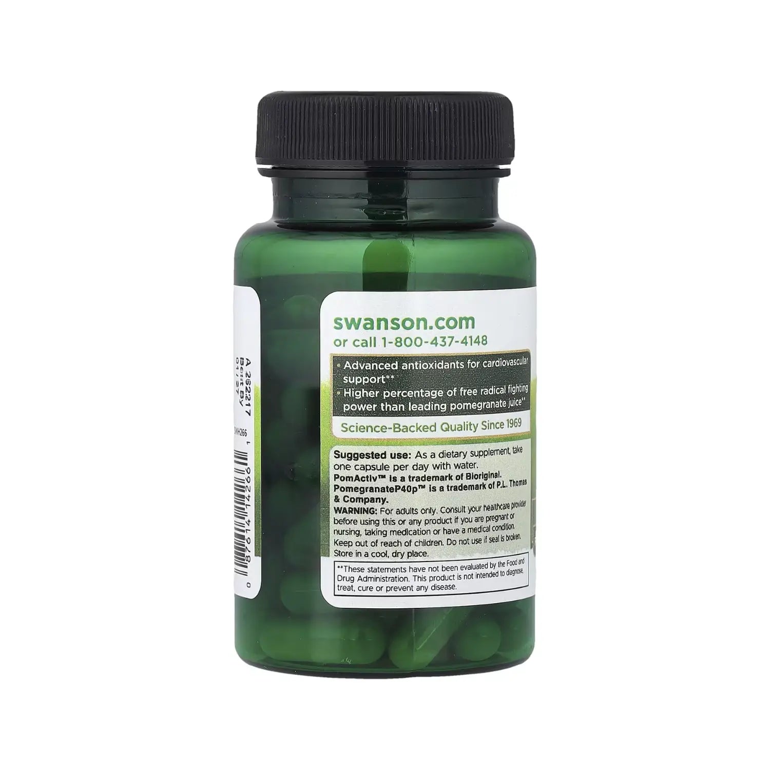SW POMEGRANATE COMPLEX/POMACTIV Y POMEGRANATEP40P 60CAPS SFN
