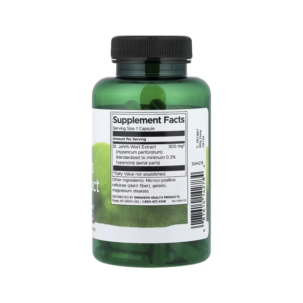 SWANSON EXTRACTO HIERBA DE SAN JUAN 300 MG, 120CAPS SFN
