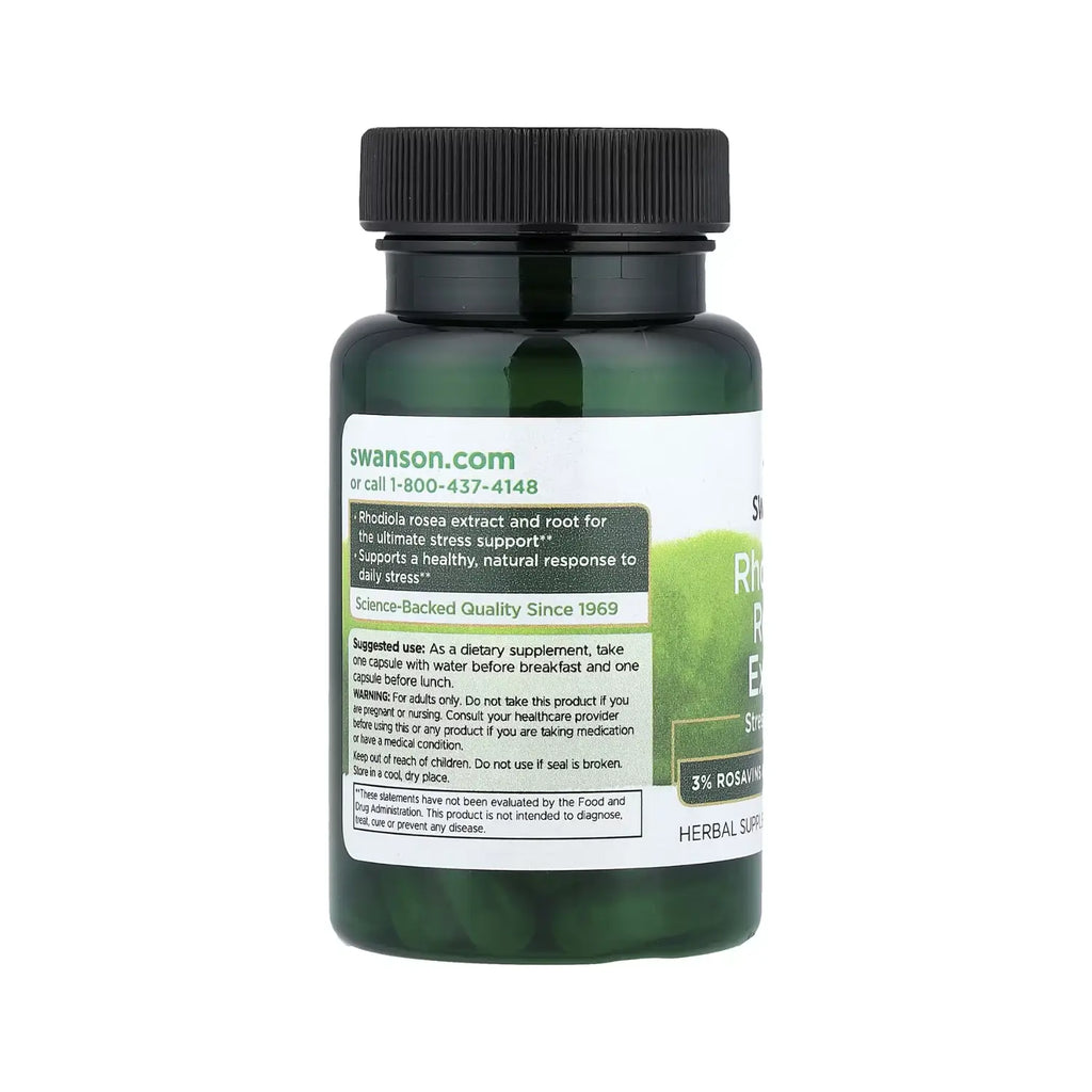 SWANSON EXTRACTO RHODIOLA ROSEA 60 CAPS SFN