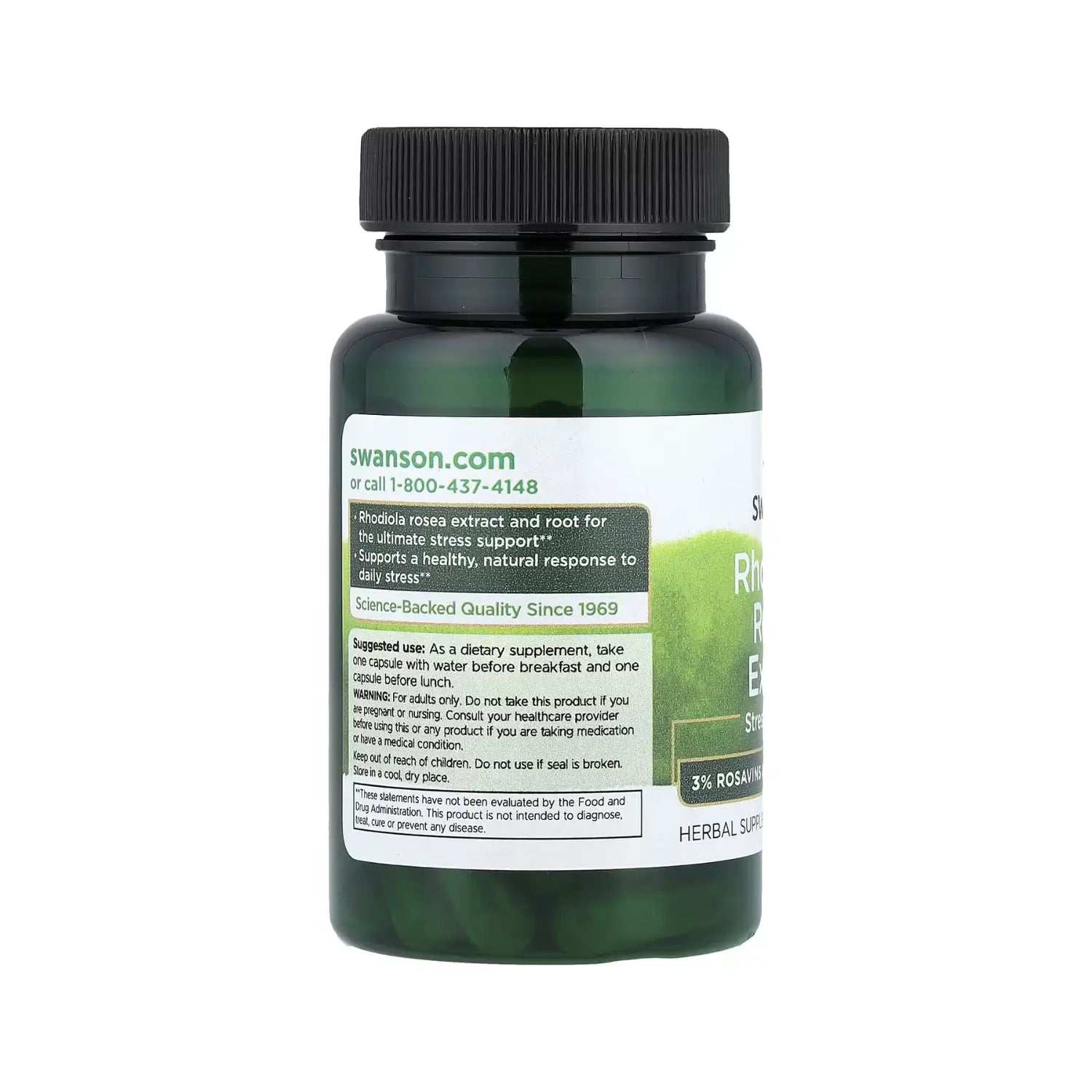 SWANSON EXTRACTO RHODIOLA ROSEA 60 CAPS SFN