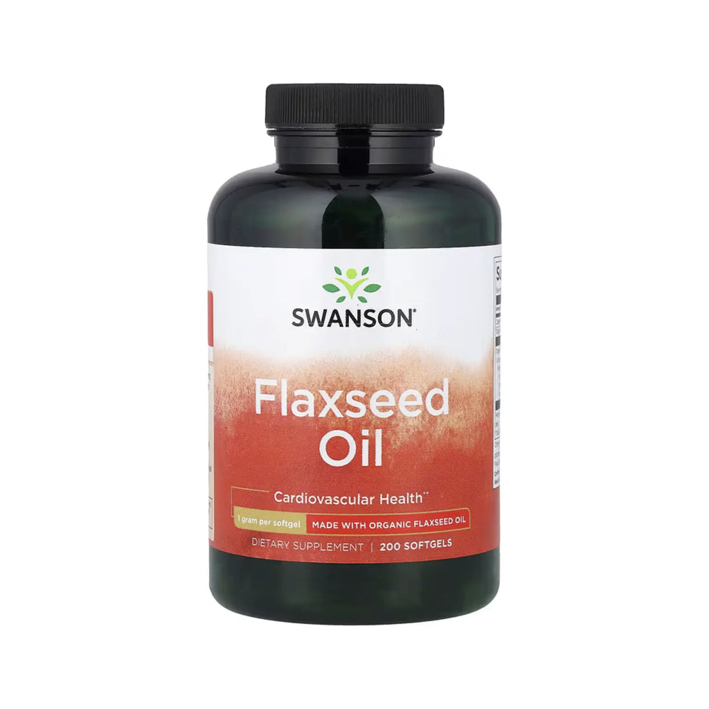 SWANSON ACEITE DE SEMILLA DE LINO, 1G 200SOFTGELS SFN